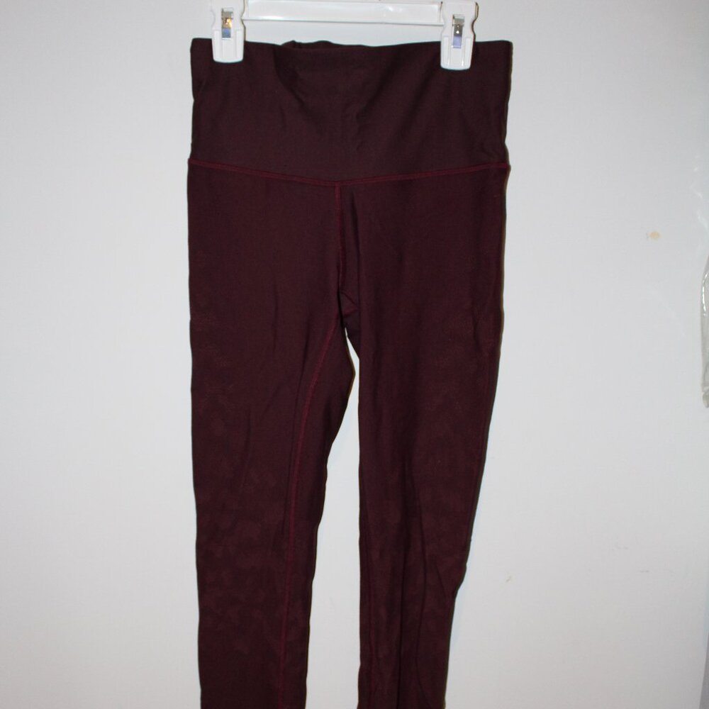 Maroon Lululemon Leggings